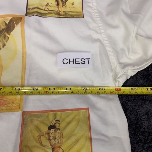 RARE - MECCALOHA RESORTS Aloha Naked Lady SPF 13 MECCA India Shirt Sz LARGE L - Picture 8 of 9